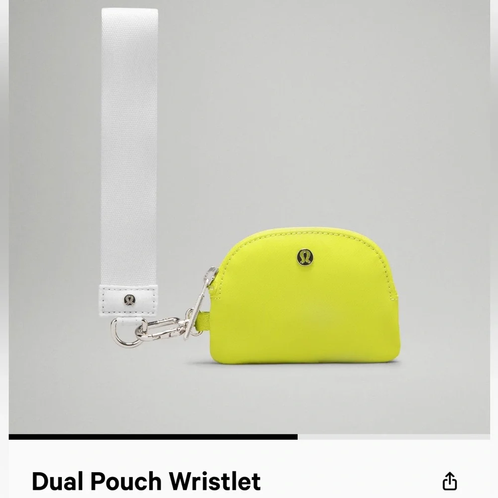 Lululemon | dual pouch wristlet